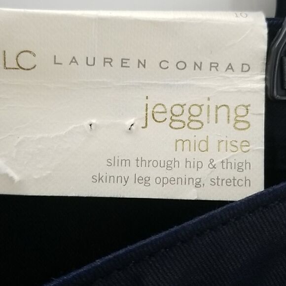 LC Lauren Conrad coated denim Jeggings - Picture 2 of 10